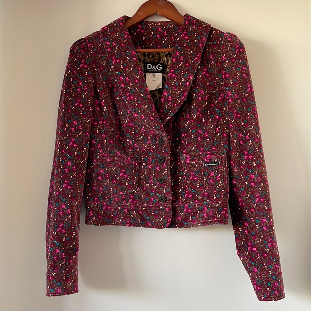 Dolce & Gabbana floral jacket